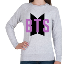 PRINTFASHION BTS - Purple - Női pulóver - Sport szürke női pulóver, kardigán