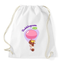 PRINTFASHION Bubblegum lover - Sportzsák, Tornazsák - Fehér tornazsák