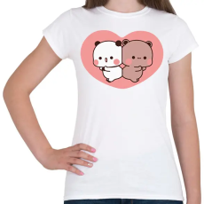PRINTFASHION Bubu és Dudu szerelem - Női póló - Fehér