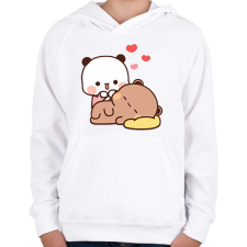 PRINTFASHION bubuanddudu - Gyerek kapucnis pulóver - Fehér gyerek pulóver, kardigán