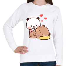 PRINTFASHION bubuanddudu - Női pulóver - Fehér női pulóver, kardigán