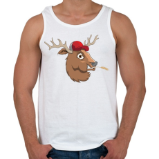 PRINTFASHION Buck - Férfi atléta - Fehér