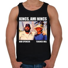 PRINTFASHION Bud Spencer és Terence Hill - Férfi atléta - Fekete
