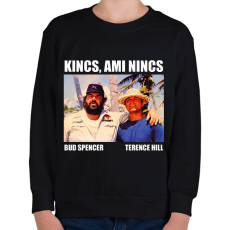 PRINTFASHION Bud Spencer és Terence Hill - Gyerek pulóver - Fekete