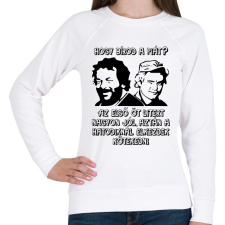 PRINTFASHION Bud Spencer és Terence Hill (Hogy bírod a piát?) - Női pulóver - Fehér női pulóver, kardigán