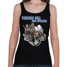 PRINTFASHION Bud Spencer és Terence Hill  - Női atléta - Fekete