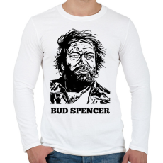 PRINTFASHION bud spencer - Férfi hosszú ujjú póló - Fehér