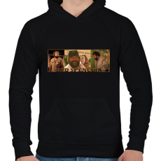 PRINTFASHION Bud Spencer  - Férfi kapucnis pulóver - Fekete