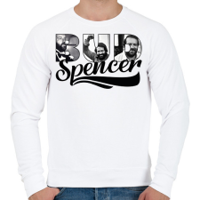 PRINTFASHION Bud Spencer fotós - Férfi pulóver - Fehér férfi pulóver, kardigán