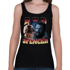 PRINTFASHION Bud Spencer - Női atléta - Fekete női trikó