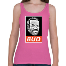 PRINTFASHION BUD SPENCER - Női atléta - Rózsaszín női trikó
