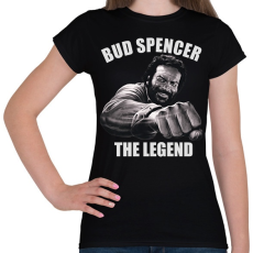 PRINTFASHION Bud Spencer - Női póló - Fekete