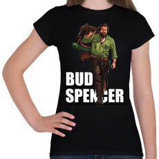 PRINTFASHION Bud Spencer  - Női póló - Fekete
