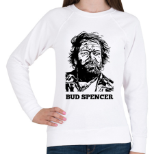 PRINTFASHION bud spencer - Női pulóver - Fehér női pulóver, kardigán