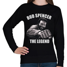 PRINTFASHION Bud Spencer - Női pulóver - Fekete női pulóver, kardigán