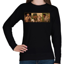 PRINTFASHION Bud Spencer - Női pulóver - Fekete női pulóver, kardigán