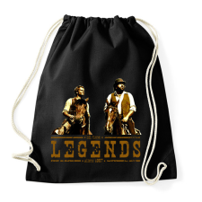 PRINTFASHION Bud Spencer Terence Hill Legends - Sportzsák, Tornazsák - Fekete tornazsák