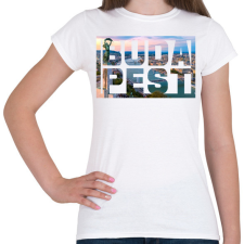 PRINTFASHION Budapest 4 - Női póló - Fehér női póló