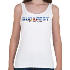 PRINTFASHION Budapest Day and Night - Női atléta - Fehér