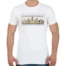 PRINTFASHION Budapest - Férfi póló - Fehér férfi póló