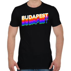 PRINTFASHION Budapest - Férfi póló - Fekete