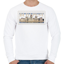 PRINTFASHION Budapest - Férfi pulóver - Fehér férfi pulóver, kardigán