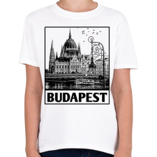 PRINTFASHION Budapest  - Gyerek póló - Fehér gyerek póló