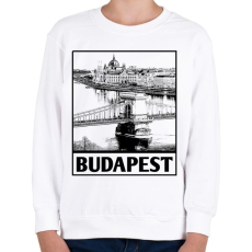PRINTFASHION Budapest  - Gyerek pulóver - Fehér