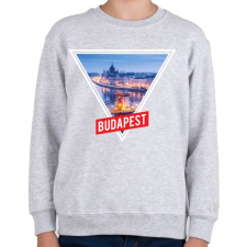 PRINTFASHION Budapest Minta - Gyerek pulóver - Sport szürke gyerek pulóver, kardigán