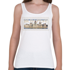 PRINTFASHION Budapest - Női atléta - Fehér
