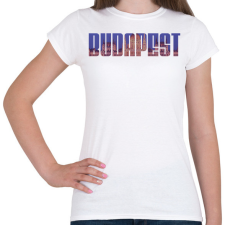 PRINTFASHION Budapest - Női póló - Fehér női póló