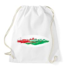 PRINTFASHION Budapest - Sportzsák, Tornazsák - Fehér tornazsák