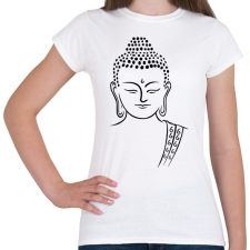 PRINTFASHION buddha - Női póló - Fehér női póló