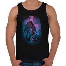 PRINTFASHION Bújócska - Férfi atléta - Fekete atléta, trikó