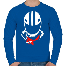 PRINTFASHION bukóó - Férfi pulóver - Királykék férfi pulóver, kardigán