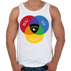 PRINTFASHION Buli, U.V., Alvás - Elégséges - Férfi atléta - Fehér