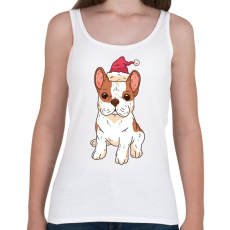 PRINTFASHION Bulldog karácsony - Női atléta - Fehér