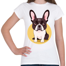 PRINTFASHION bulldog - Női póló - Fehér