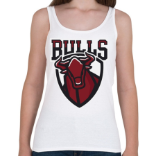 PRINTFASHION Bulls - Női atléta - Fehér női trikó