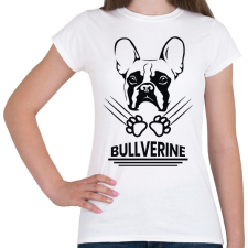 PRINTFASHION Bullverine - Női póló - Fehér női póló