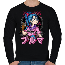 PRINTFASHION Bulma - Férfi pulóver - Fekete férfi pulóver, kardigán