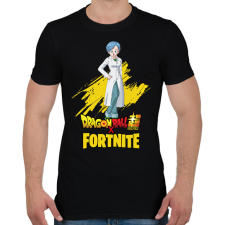 PRINTFASHION Bulma - Fortnite - Férfi póló - Fekete férfi póló