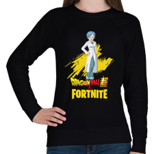 PRINTFASHION Bulma - Fortnite - Női pulóver - Fekete női pulóver, kardigán