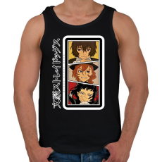 PRINTFASHION Bungo Stray Dogs - Férfi atléta - Fekete
