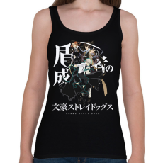 PRINTFASHION Bungou Stray Dogs - Női atléta - Fekete