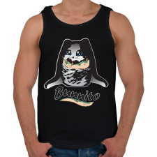 PRINTFASHION bunnito - Férfi atléta - Fekete atléta, trikó