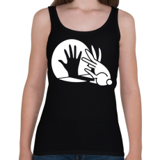 PRINTFASHION BUNNY - Női atléta - Fekete