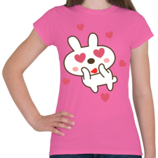 PRINTFASHION bunny - Női póló - Rózsaszín női póló