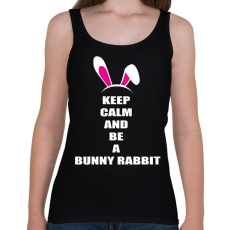 PRINTFASHION Bunny rabbit - Női atléta - Fekete