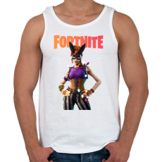 PRINTFASHION Bunnymoon Fortnite - Férfi atléta - Fehér